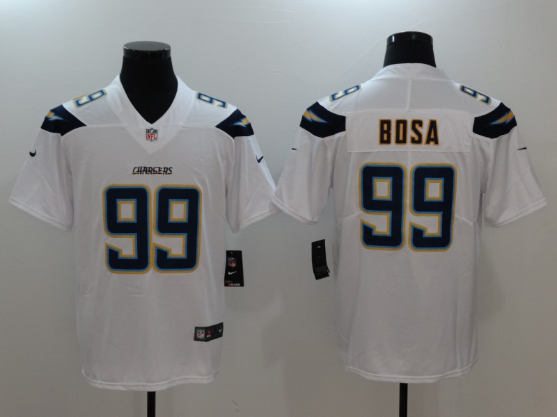 Mens NFL San Deigo Chargers #99 Bosa  White Limited Legand Jersey