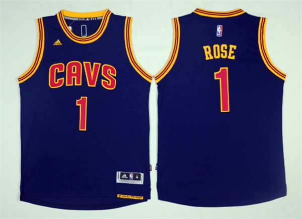 NBA Cleveland Cavaliers #1 Rose Blue Jersey