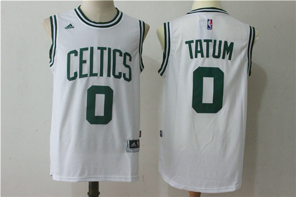 Adidas NBA Boston Celtics #0 Tatum White Color Jersey