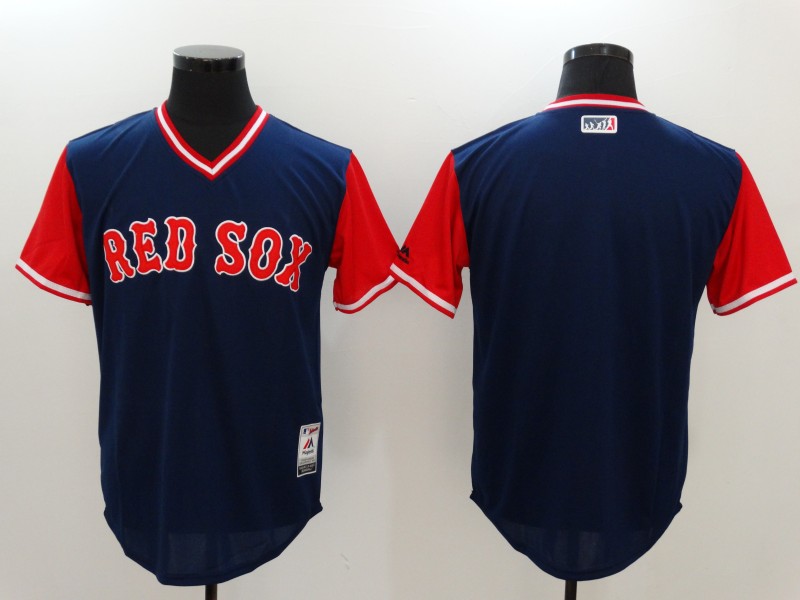 MLB Boston Red Sox Blank All Rise D.Blue Pullover New Jersey