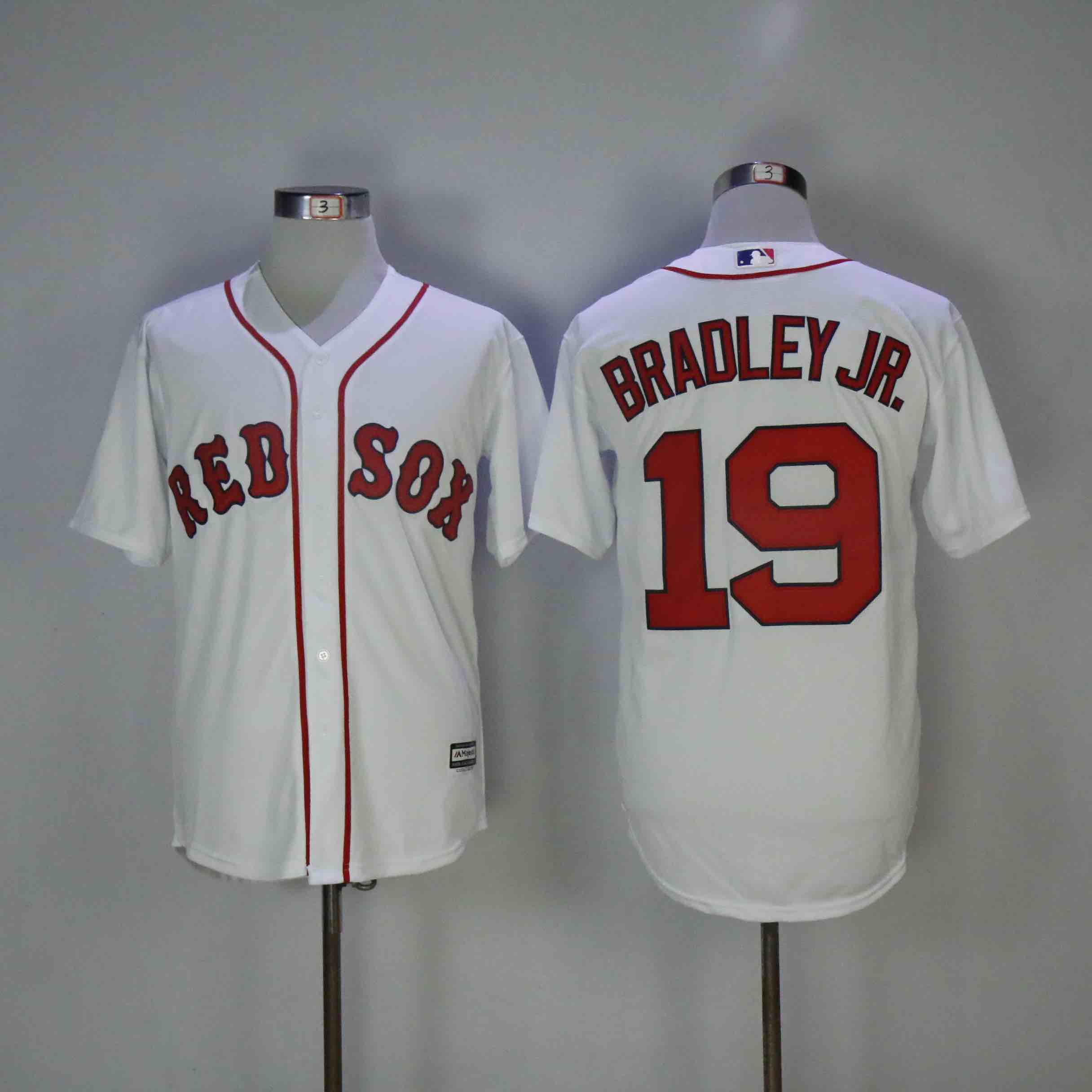 MLB Boston Red Sox #19 Bradley JR White Game Jersey