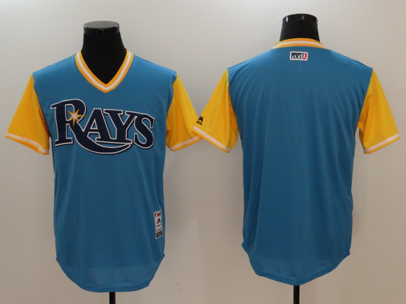 MLB Tampa Bay Rays Blank All Rise Blue Pullover Jersey