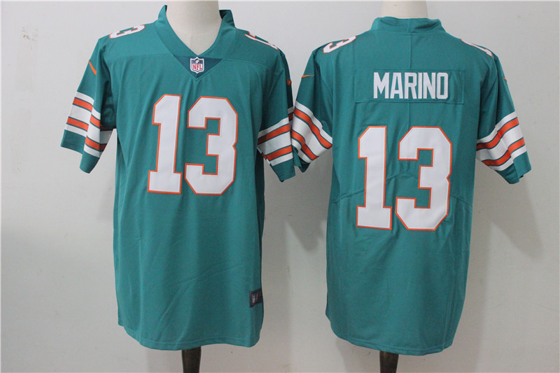 Mens NFL Miami Dolphins #13 Marino Green Vapor Limited Jersey