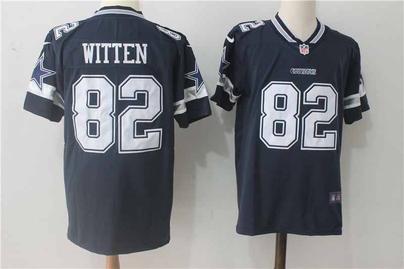 Mens NFL Dallas Cowboys #82 Witten Blue Vapor Limited Jersey