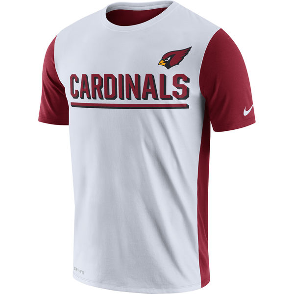 Mens Arizona Cardinals Nike White Champ Drive 2.0 Performance T-Shirt