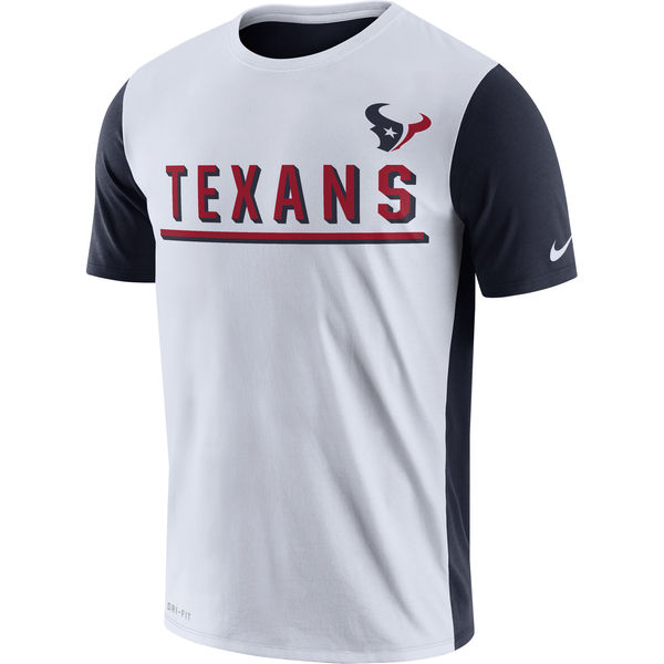 Mens Houston Texans Nike White Champ Drive 2.0 Performance T-Shirt