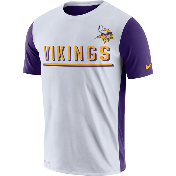 Mens Minnesota Vikings Nike White Champ Drive 2.0 Performance T-Shirt