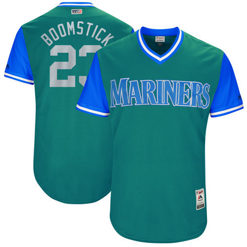 MLB Seattle Mariners #23 Boomstick All Rise Green Pullover New Jersey