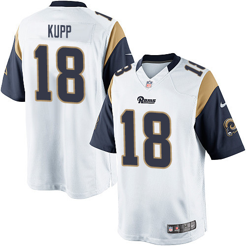 NFL Los Angeles Rams #18 Kupp White Elite Jersey