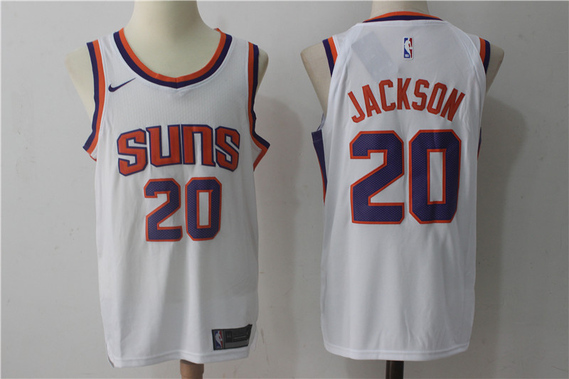 NBA Phoenix Suns #20 Jackson White Jersey