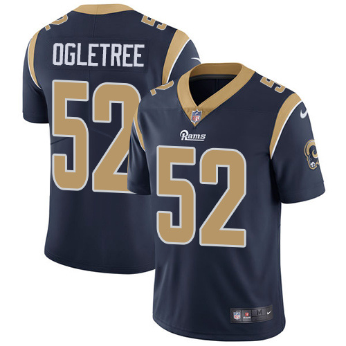 NFL Los Angeles Rams #52 Ogletree D.Blue Vapor Limited Jersey