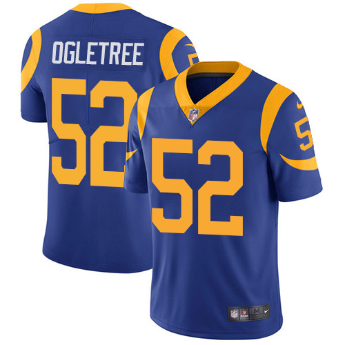 NFL Los Angeles Rams #52 Ogletree Blue Vapor Limited Jersey