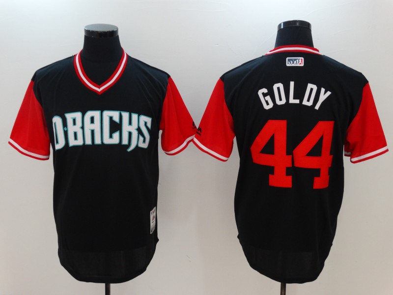 MLB Arizona Diamondbacks #44 Goldy All Rise Black Pullover Jersey