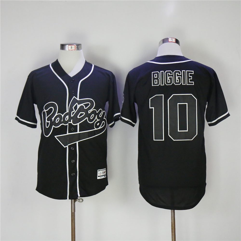 MLB Badboys #10 Biggie Black Jersey