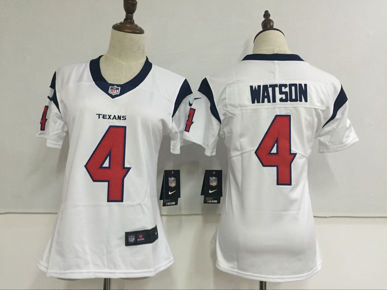 Women New Nike Houston texans #4 Watson White Jerseys  