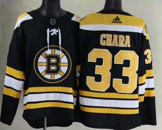 Adidas NHL Boston Bruins #33 Chara Black Jersey