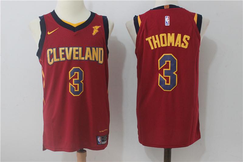 Nike NBA Cleveland Cavaliers #3 Thomas Red Jersey