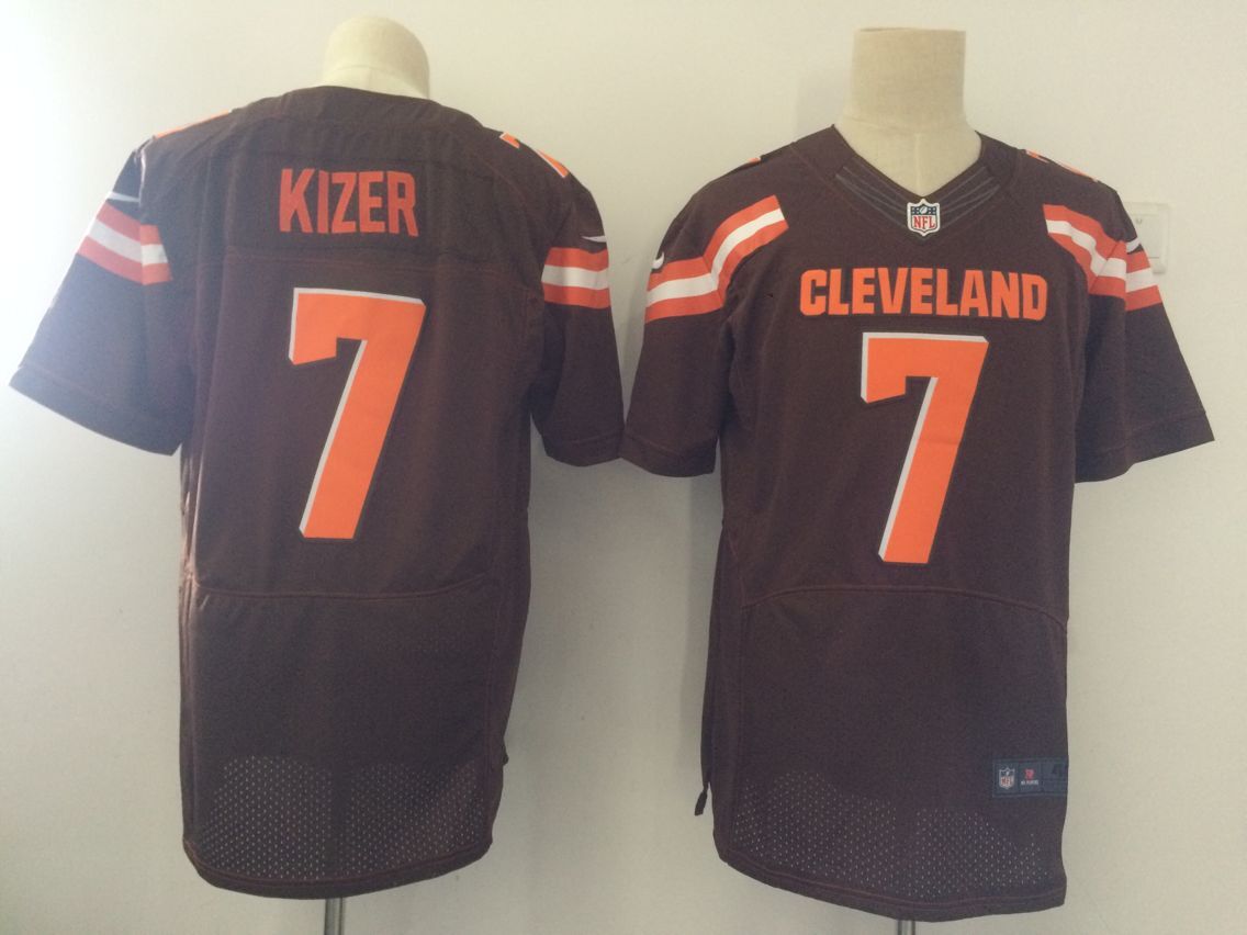 NFL Cleveland Browns #7 Kizer Brown Elite Jersey  