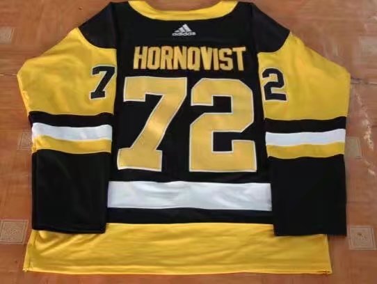 Adidas NHL Pittsburgh Penguins #72 Hornqvist Black Jersey