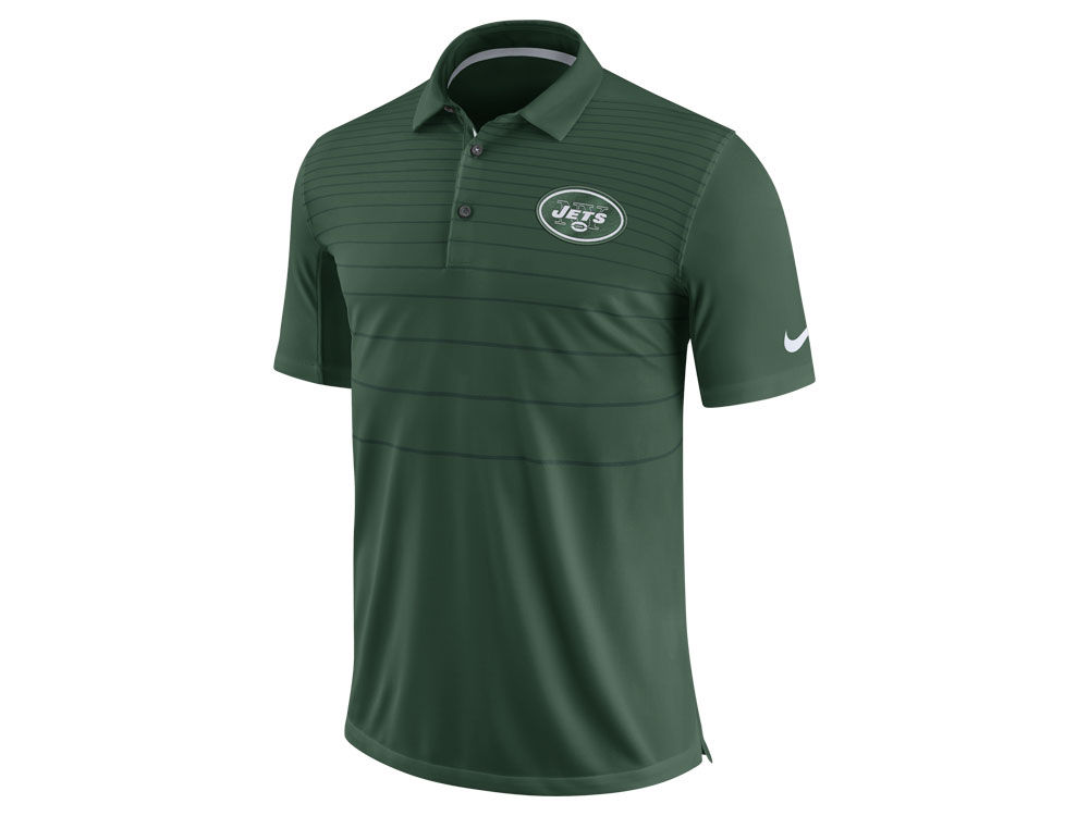 Mens New York Jets Nike Green Early Season Polo