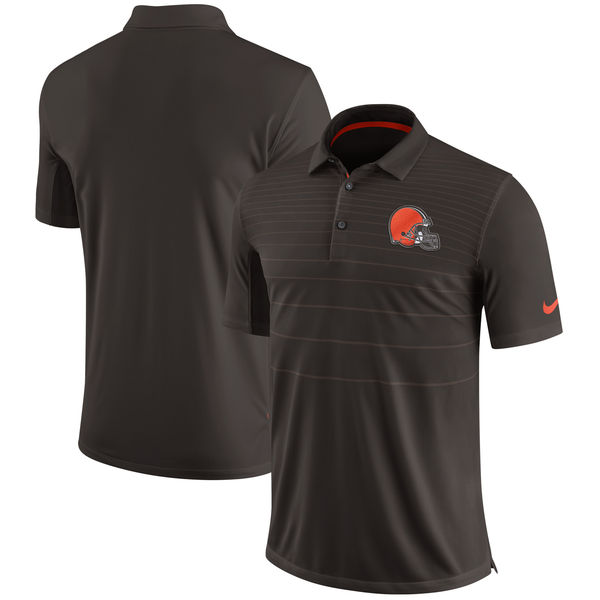 Mens Cleveland Browns Nike Brown Early Season Polo