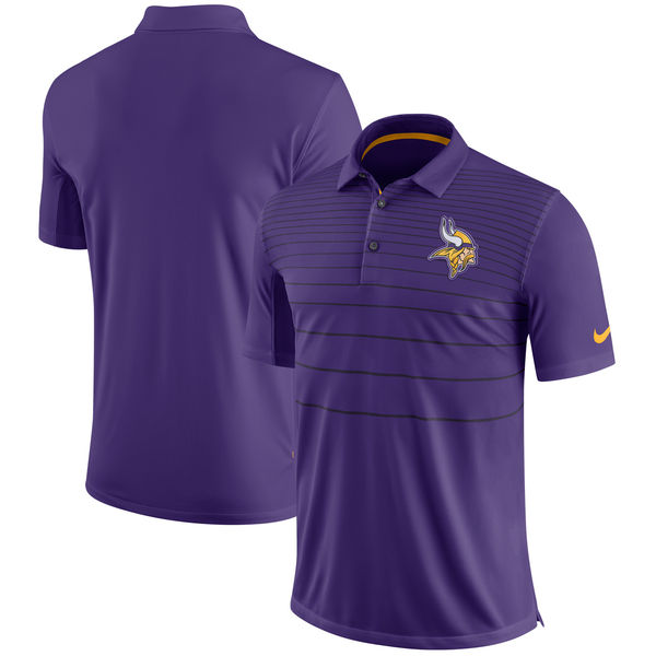 Mens Minnesota Vikings Nike Purple Early Season Polo