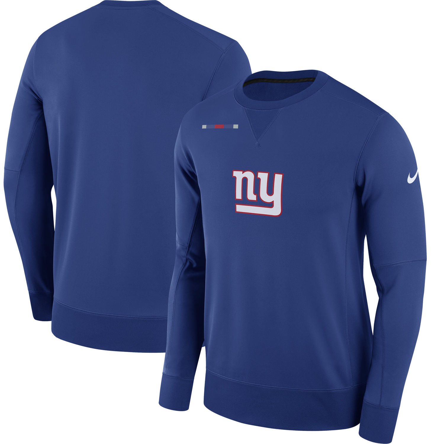 Mens New York Giants Nike Royal Sideline Team Logo Performance Sweatshirt