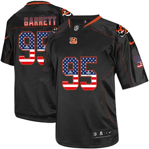 NFL Cincinnati Bengals #95 Garrett USA Flag Jersey