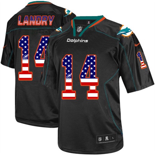 NFL Miami Dolphins #14 Landry USA Flag Jersey