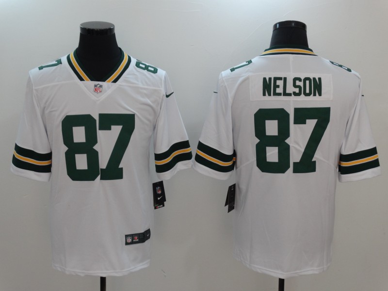 NFL Green Bay Packers #87 Nelson White Vapor Limited Jersey