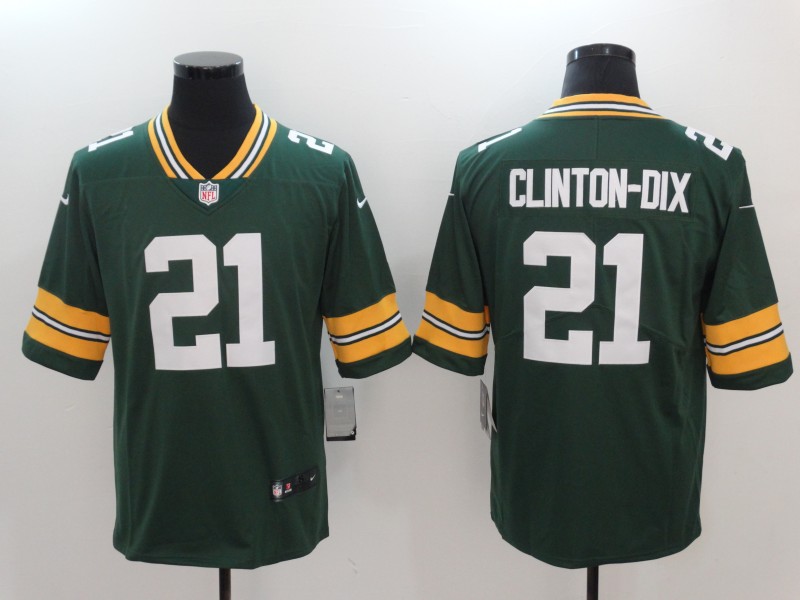 NFL Green Bay Packers #21 Clinton-Dix Green Vapor Limited Jersey