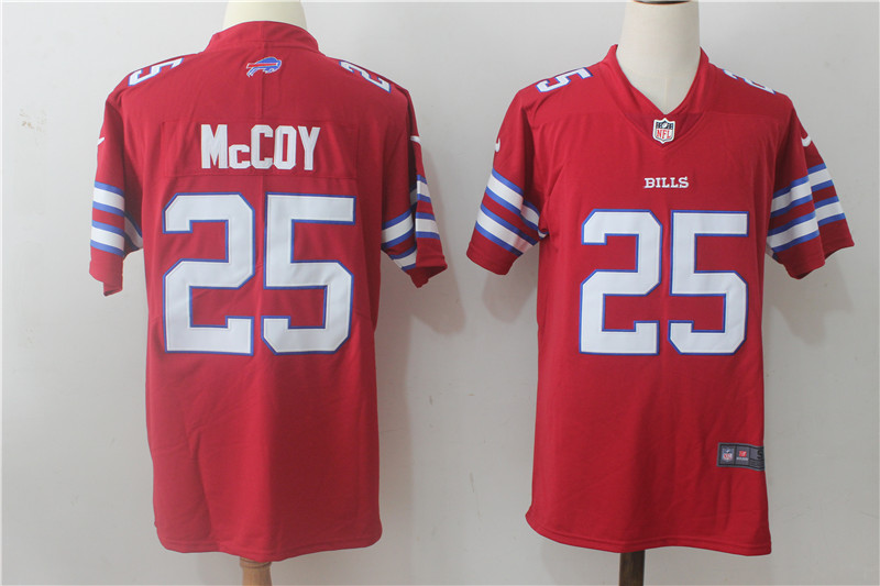 NFL Bufflo Bills #25 McCoy Red Vapor Limited Jersey