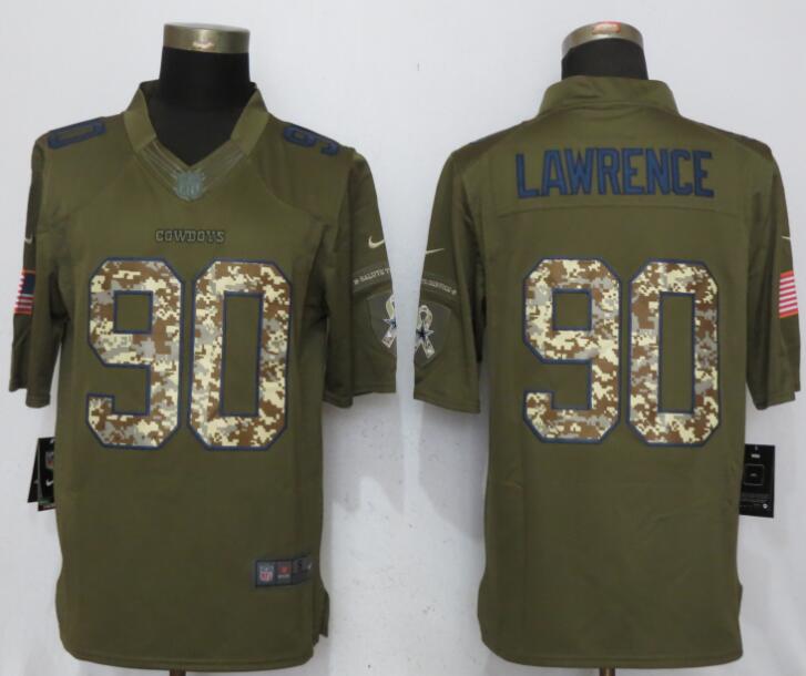 Nike Dallas cowboys 90 Lawrence Green Salute To Service Limited Jersey