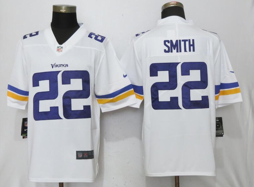 NEW Nike Minnesota Vikings 22 Smith White 2017 Vapor Untouchable Limited Jersey