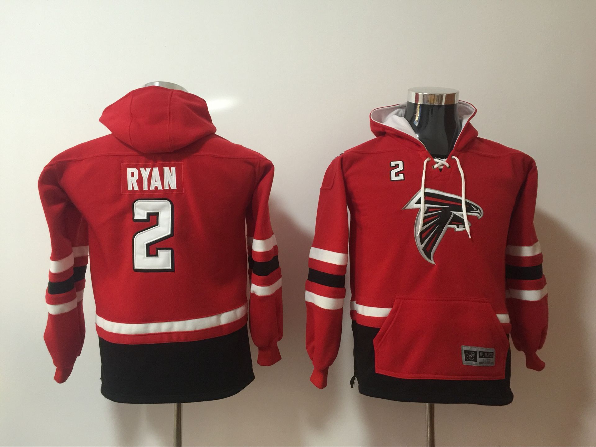 Kids NFL Atlanta Falcons #2 Ryan Red Hoodie