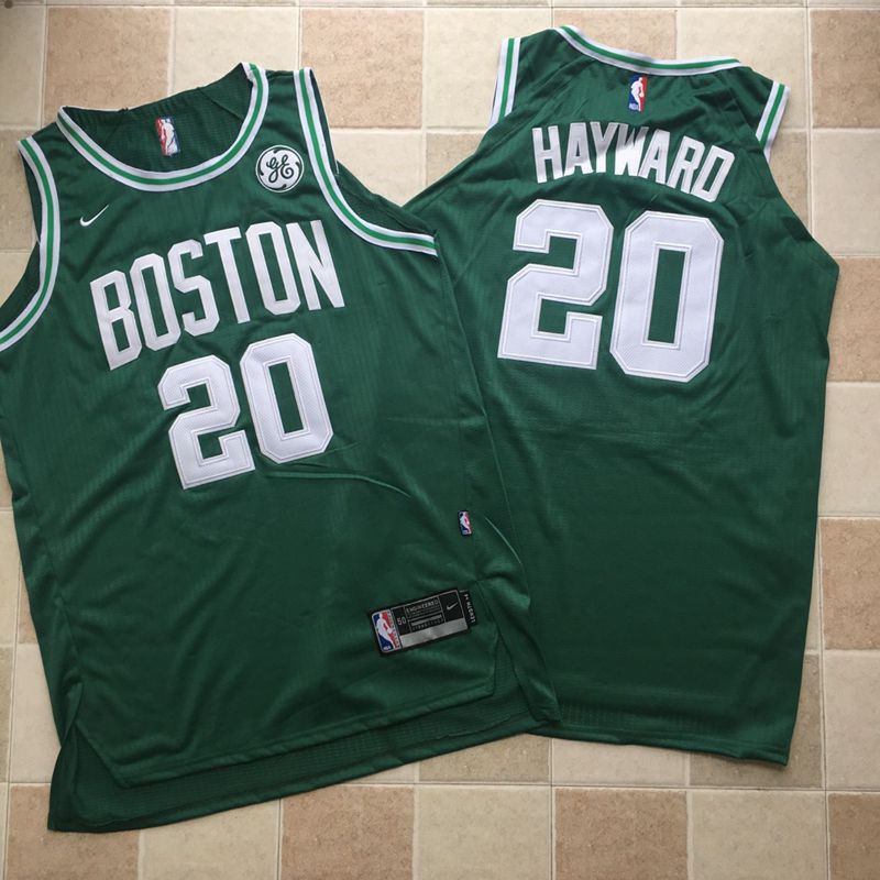 Nike NBA Boston Celtics #20 Hayward Green All Stitched Jersey-MZ
