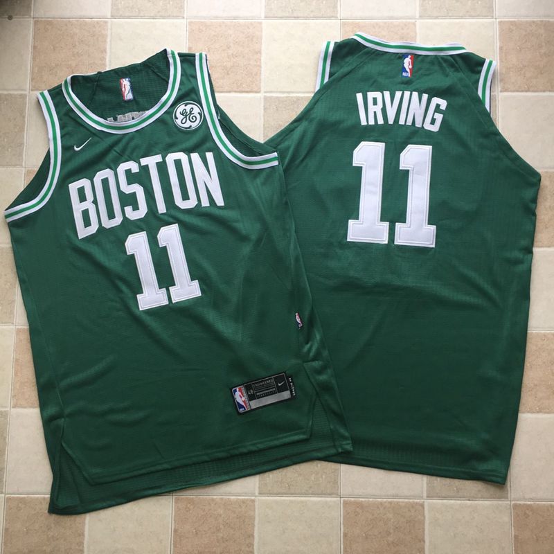 Nike NBA Boston Celtics #11 Irving Green All Stitched Jersey-MZ