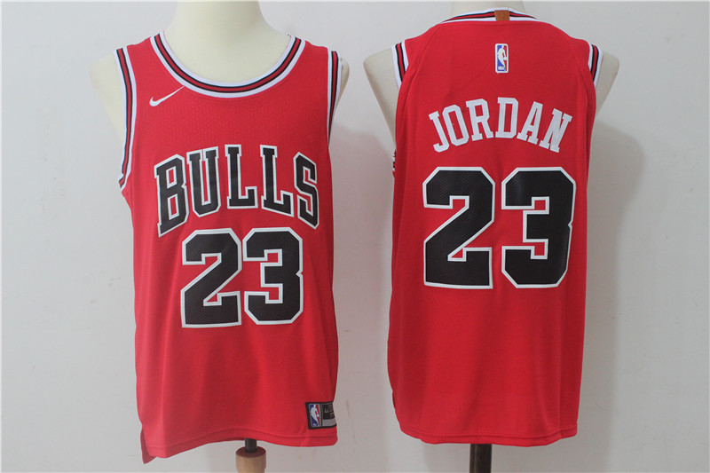 Nike NBA Chicago Bulls #23 Jordan Red Jersey