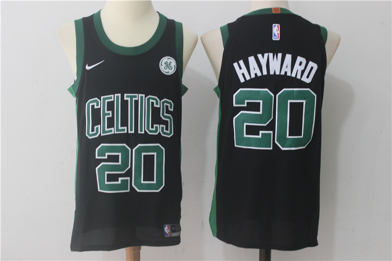 Nike NBA Boston Celtics #20 Hayward Black Jersey