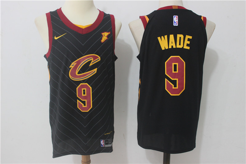 Nike NBA Cleveland Cavaliers #9 Wade Black Jersey