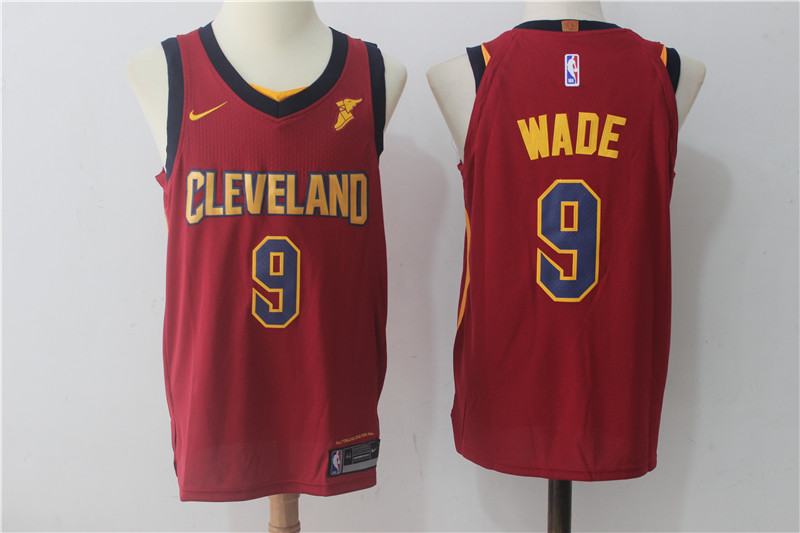 Nike NBA Cleveland Cavaliers #9 Wade Red Jersey