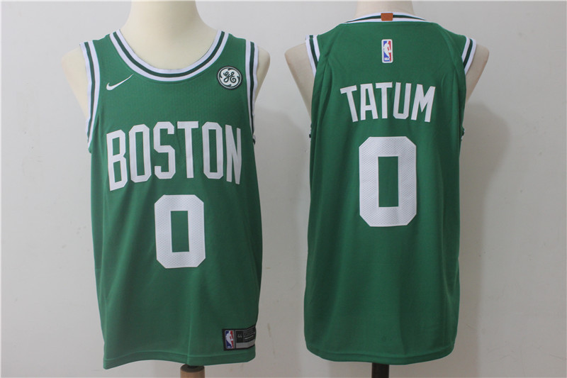 Nike NBA Boston Celtics #0 Tatum Green Jersey