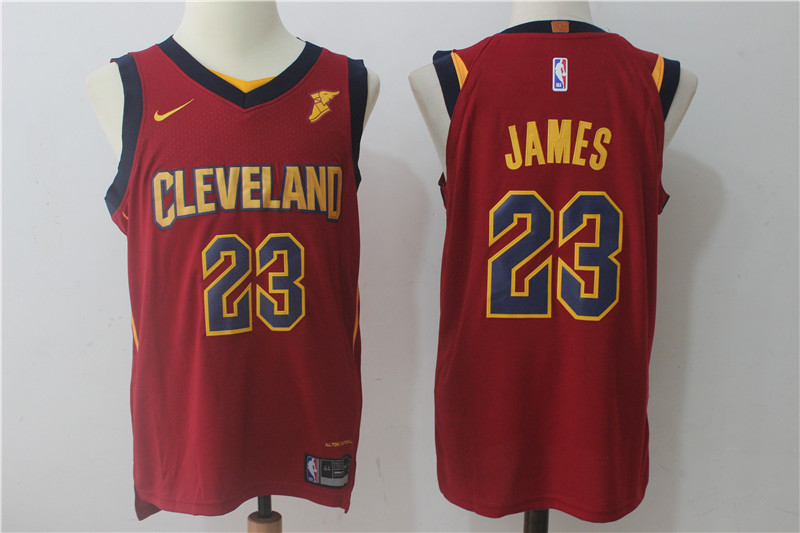 Nike NBA Cleveland Cavaliers #23 James Red Jersey