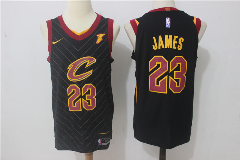 Nike NBA Cleveland Cavaliers #23 James Black Jersey