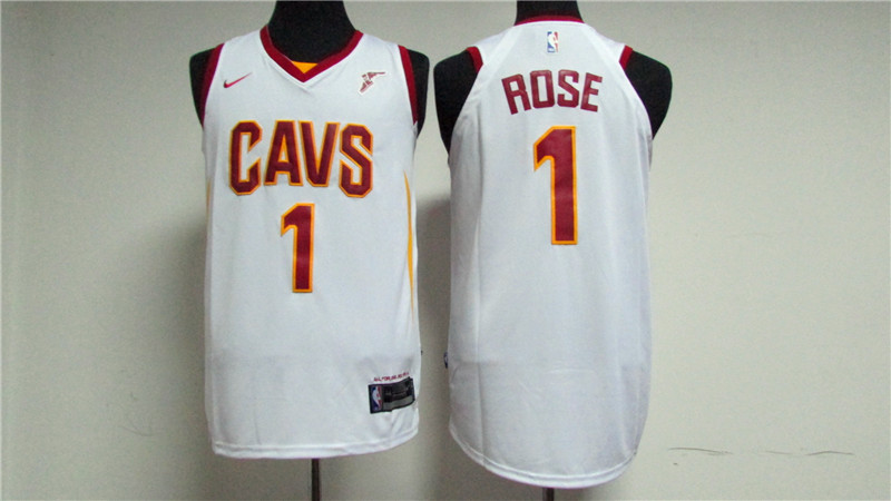 Nike NBA Cleveland Cavaliers #1 Rose White Jersey