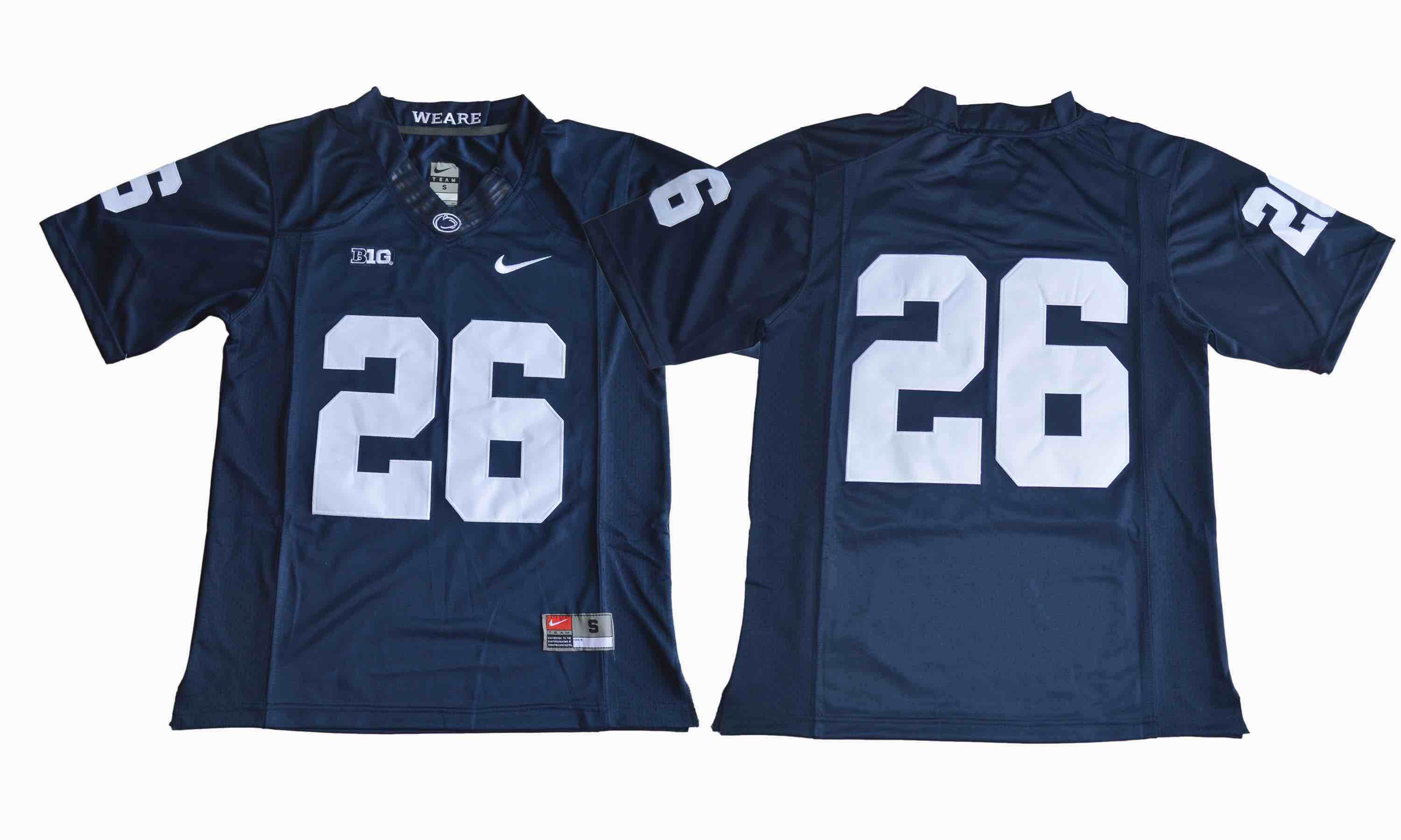 NCAA NCAA Penn State Nittany Lions #26 Blue Jersey 