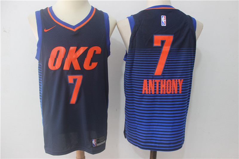 NBA Oklahoma City Thunder #7 Anthony Blue New Jersey