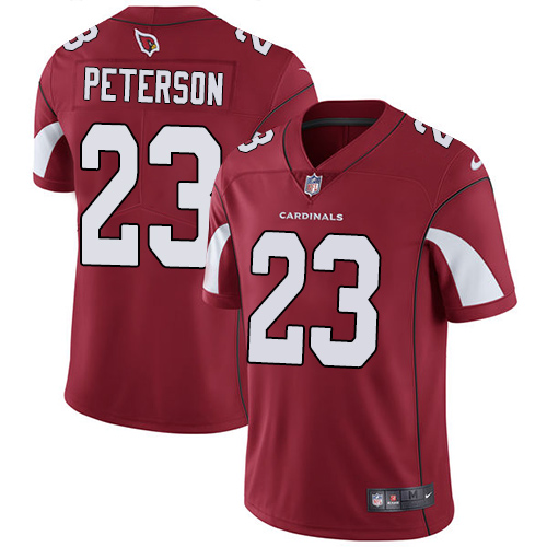 NFL Arizona Cardinals #23 Peterson Red Elite Jersey
