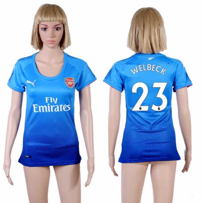 2017 Womens Soccer Arsenal #23 Welbeck Away Jersey