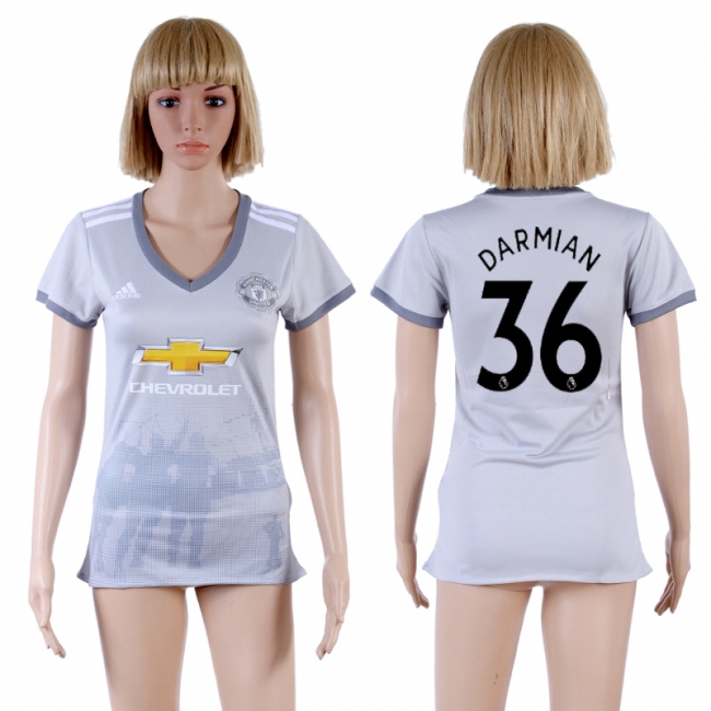 Womens Soccer Man Utd. #36 Darmian Away Jersey